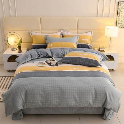 91家纺网 家纺一手货源 找家纺 （总3）润淳 2025新直播加厚活性磨毛四件套纯棉三件套