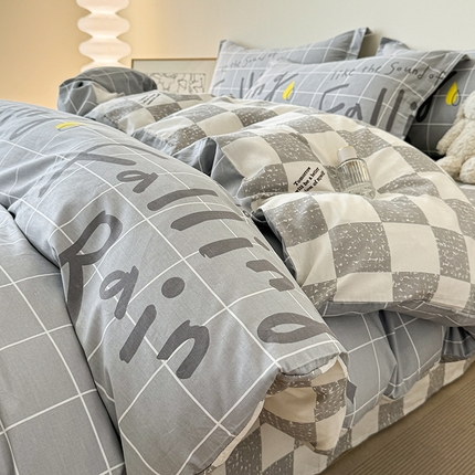 91家纺网 家纺一手货源 找家纺 （总）慕木家纺 2025新款全棉印花四件套