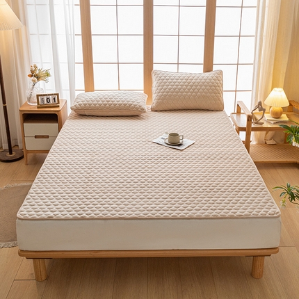 91家纺网 家纺一手货源 找家纺 （总）2024新款牛奶绒夹棉款床垫系列