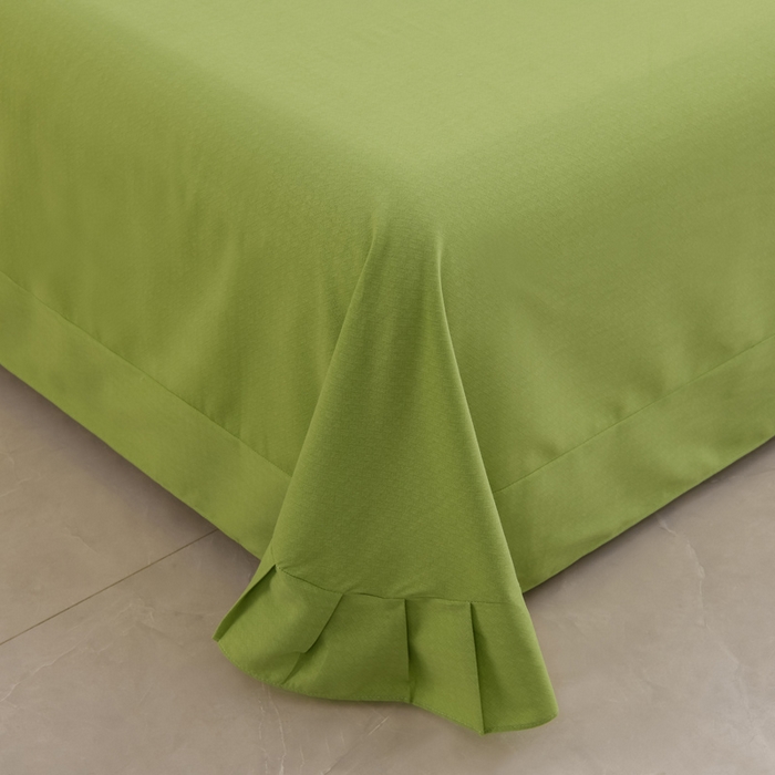 91家纺网 家纺一手货源 找家纺 润淳 2025新直播加厚活性磨毛四件套纯棉三件套 茵曼 绿