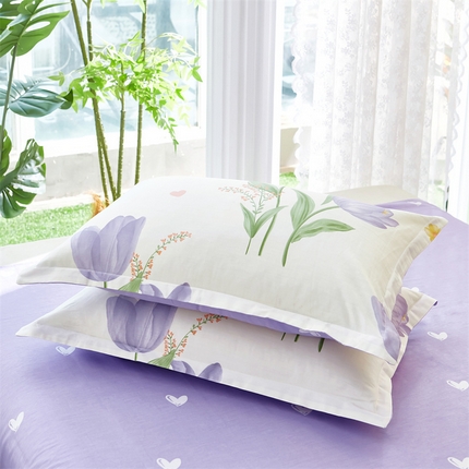 91家纺网 家纺一手货源 找家纺 （总）约素家纺 2025新款全棉印花单枕套