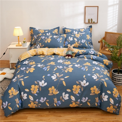 91家纺网 家纺一手货源 找家纺 （总）约素 2025新款12868全棉单被套新花型