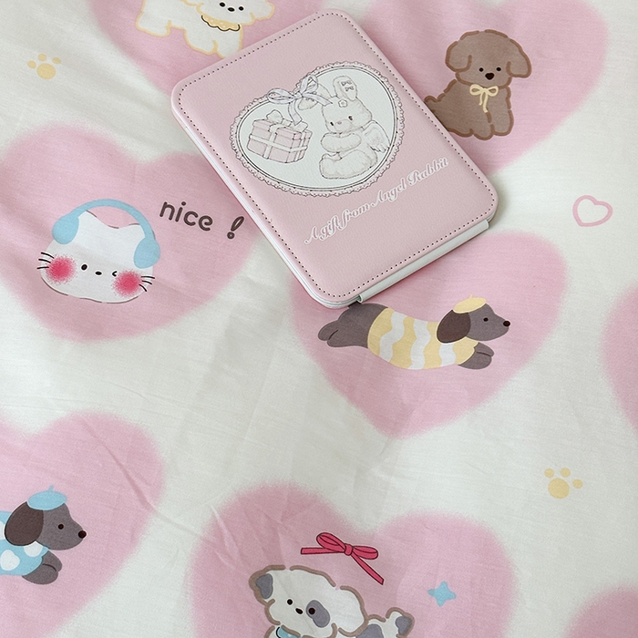 91家纺网 家纺一手货源 找家纺 昔可家纺 2024新款13070全棉四件套系列第二批 粉心萌宠