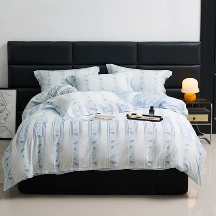 91家纺网 家纺一手货源 找家纺 （总）顾家家居 2024新款7A抗菌长绒棉数码印花四件套