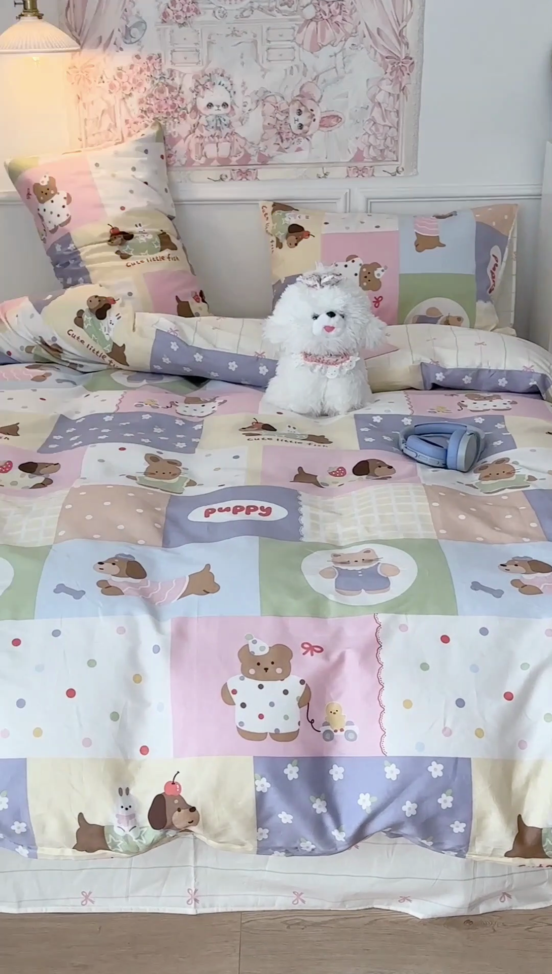 91家纺网 家纺一手货源 找家纺 昔可家纺 2024新款13070全棉四件套系列第二批 童梦乐园