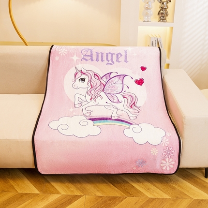 91家纺网 家纺一手货源 找家纺 （总）芙宁娜 2024新款法兰绒毛毯沙发毯儿童盖毯双层办公室午睡毯披肩毯空调毯小毯子