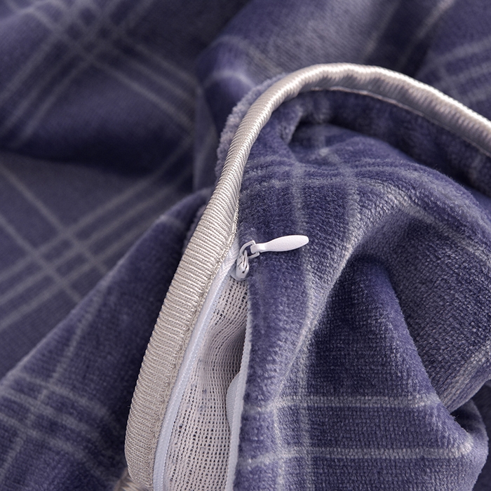 91家纺网 家纺一手货源 找家纺 绒宴2025新230克特厚款印花牛奶绒单被套法莱绒金貂被套单件 蜜桔恋