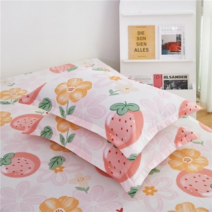 91家纺网 家纺一手货源 找家纺 （总）约素家纺 2025新款全棉印花单枕套