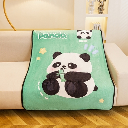 91家纺网 家纺一手货源 找家纺 （总）芙宁娜 2024新款法兰绒毛毯沙发毯儿童盖毯双层办公室午睡毯披肩毯空调毯小毯子