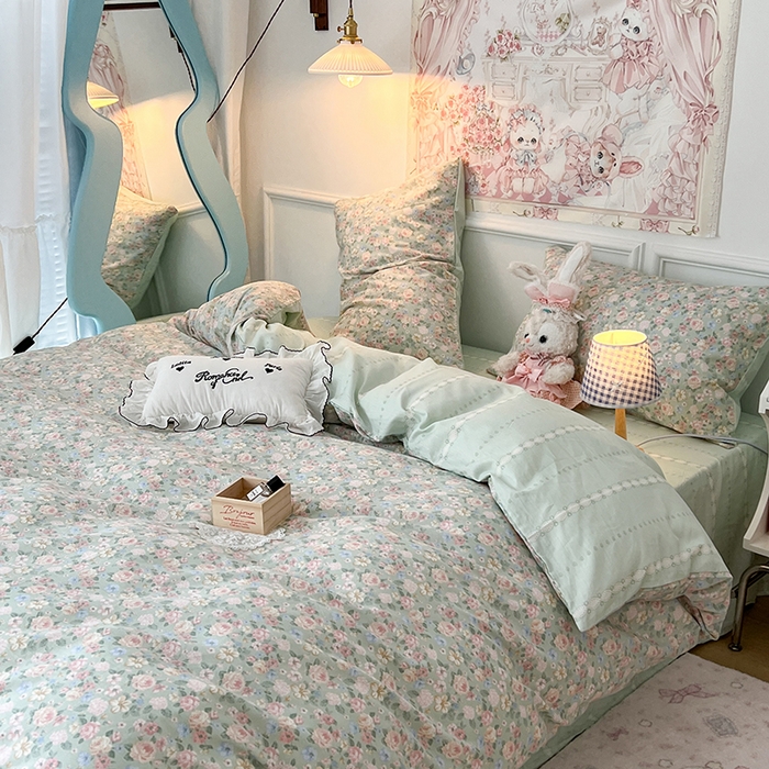 91家纺网 家纺一手货源 找家纺 （总）昔可家纺 2024新款13070全棉四件套系列第二批