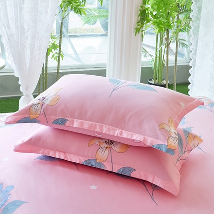 91家纺网 家纺一手货源 找家纺 （总）约素家纺 2025新款全棉印花单枕套