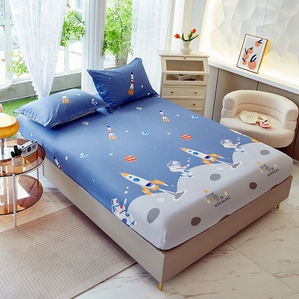 91家纺网 家纺一手货源 找家纺 （总）约素家纺 2025新款12868全棉床笠系列四件套