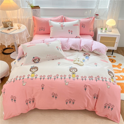 91家纺网 家纺一手货源 找家纺 （总）约素 2025新款12868全棉单被套新花型