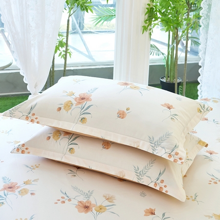 91家纺网 家纺一手货源 找家纺 （总）约素家纺 2025新款全棉印花单枕套