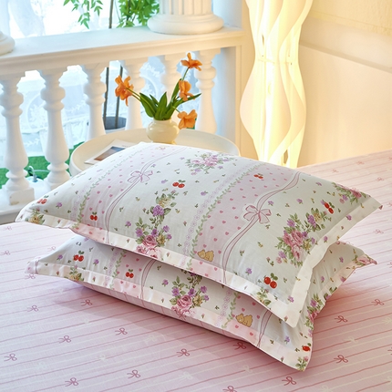 91家纺网 家纺一手货源 找家纺 （总）约素家纺 2025新款全棉印花单枕套