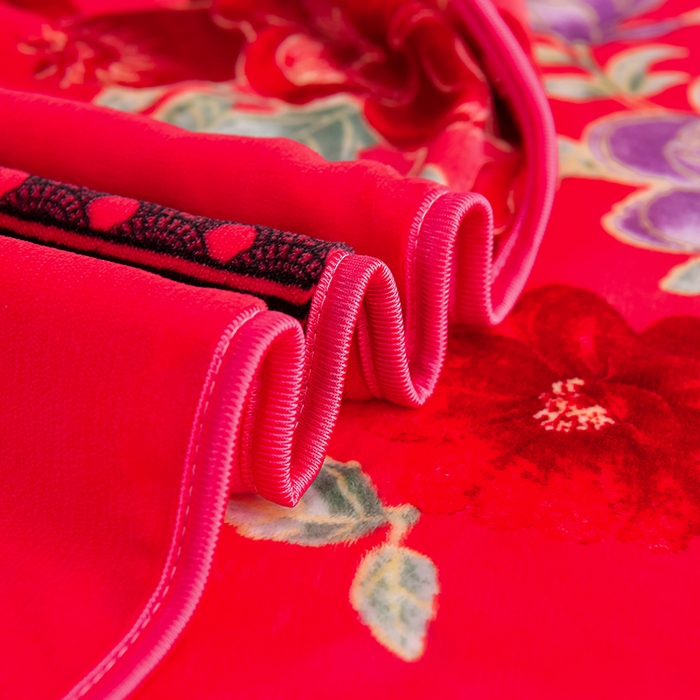 91家纺网 家纺一手货源 找家纺 芯诗曼2025新款8.5斤直播热款高克重牛奶绒法莱绒水晶金貂法莱绒四件套幸福美满