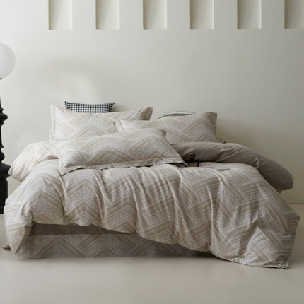 91家纺网 家纺一手货源 找家纺 （总）XIWEN-希文家纺 2024新款全棉印花陶瓷磨毛四件套-第一批