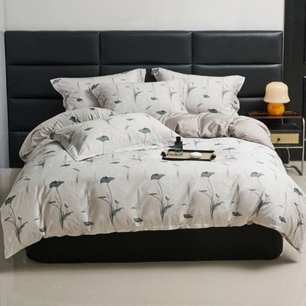 91家纺网 家纺一手货源 找家纺 （总）顾家家居 2024新款7A抗菌长绒棉数码印花四件套