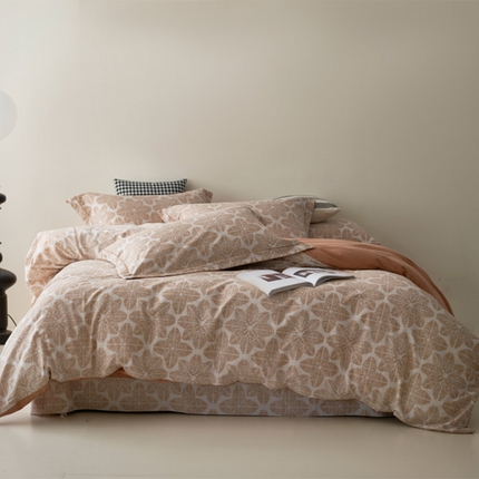 91家纺网 家纺一手货源 找家纺 （总）XIWEN-希文家纺 2024新款全棉印花陶瓷磨毛四件套-第一批