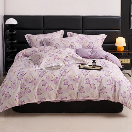 91家纺网 家纺一手货源 找家纺 （总）顾家家居 2024新款7A抗菌长绒棉数码印花四件套