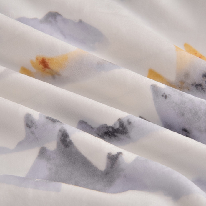 91家纺网 家纺一手货源 找家纺 羽梦2025新款8.5斤牛奶法莱绒金貂法兰绒四件套直播爆款 江南韵