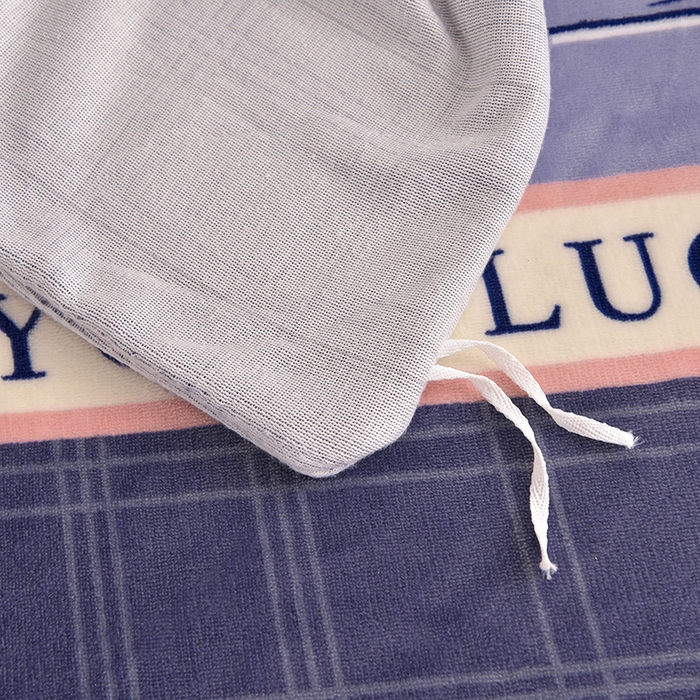 91家纺网 家纺一手货源 找家纺 绒宴2025新230克特厚款印花牛奶绒单被套法莱绒金貂被套单件 蜜桔恋