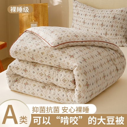 优被业 2024新款A类婴儿级牛奶针织棉大豆被四季被冬被 初遇