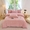 91家纺网 家纺一手货源 找家纺 2024新款秋冬新品牛奶绒四件套-蝴蝶兰 蝴蝶兰-粉