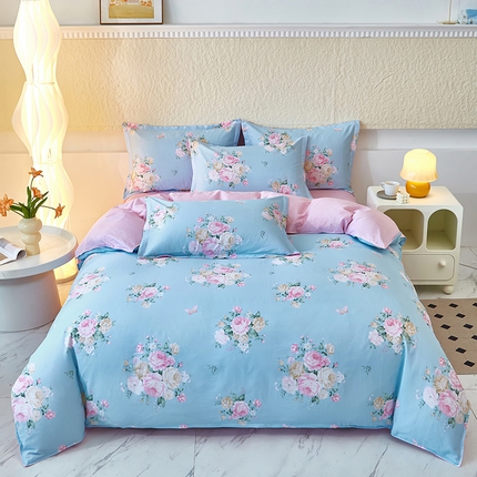 91家纺网 家纺一手货源 找家纺 （总）约素家纺  2025新款12868全棉四件套