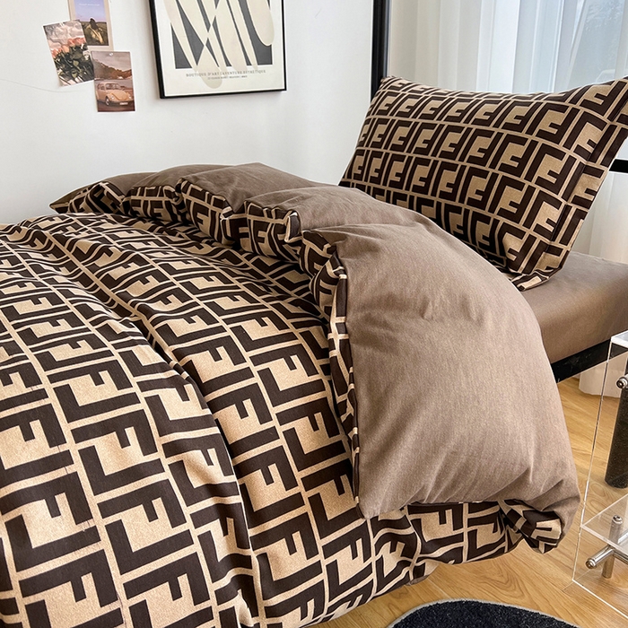 91家纺网 家纺一手货源 找家纺 慕木 2025新款A类印花阳光暖绒棉高克重170克学生宿舍床三件套被芯床垫枕芯上下铺六件套 芬迪格