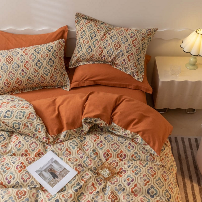 91家纺网 家纺一手货源 找家纺 （总）启程家纺 2024全棉生态磨毛印花四件套