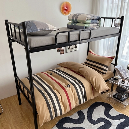 91家纺网 家纺一手货源 找家纺 （总）慕木 2025新款A类印花阳光暖绒棉高克重170克学生宿舍床三件套被芯床垫枕芯上下铺六件套