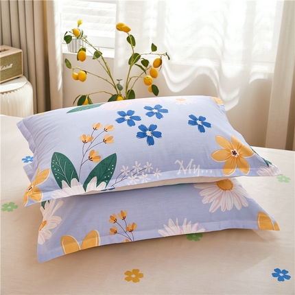 91家纺网 家纺一手货源 找家纺 （总）约素家纺 2025新款全棉印花单枕套