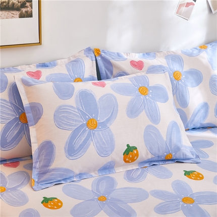 91家纺网 家纺一手货源 找家纺 （总）约素家纺 2025新款全棉印花单枕套