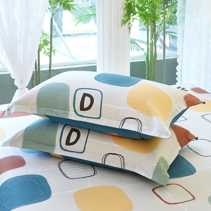 91家纺网 家纺一手货源 找家纺 （总）约素家纺 2025新款全棉印花单枕套