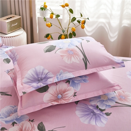 91家纺网 家纺一手货源 找家纺 （总）约素家纺 2025新款全棉印花单枕套