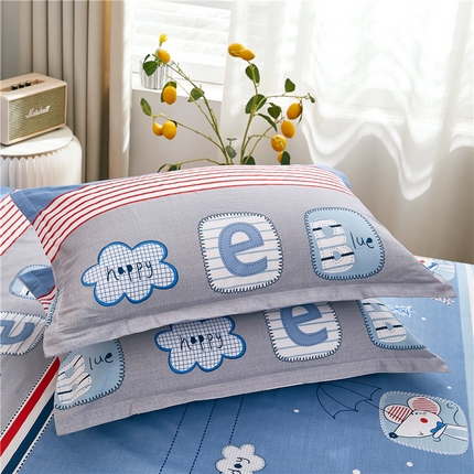 91家纺网 家纺一手货源 找家纺 （总）约素家纺 2025新款全棉印花单枕套