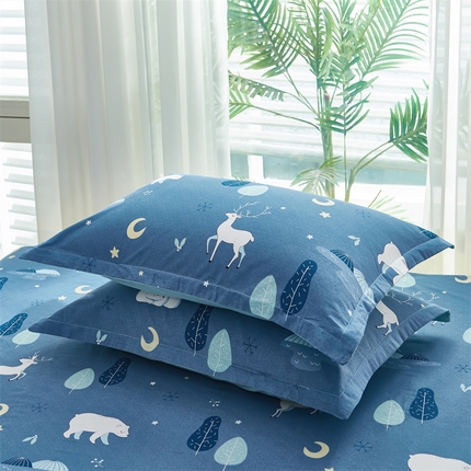 91家纺网 家纺一手货源 找家纺 （总）约素家纺 2025新款全棉印花单枕套