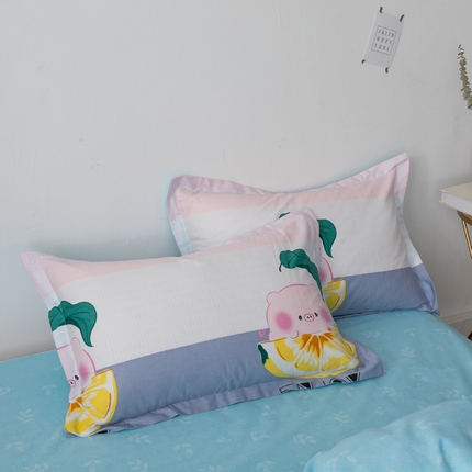 91家纺网 家纺一手货源 找家纺 （总）约素家纺 2025新款全棉印花单枕套