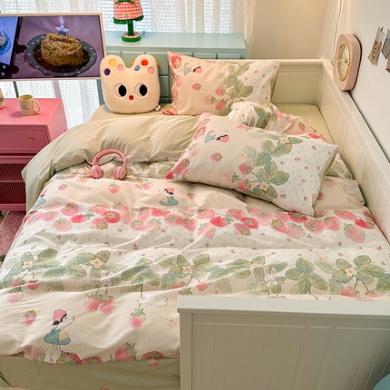 （总）昔可家纺 2024新款13372全棉亲肤四件套-卡通系列