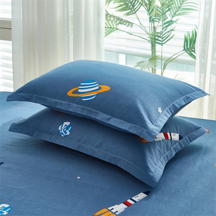 91家纺网 家纺一手货源 找家纺 （总）约素家纺 2025新款全棉印花单枕套