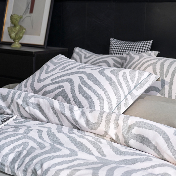 91家纺网 家纺一手货源 找家纺 XIWEN-希文家纺 2024新款全棉印花陶瓷磨毛四件套-第二批 玛德里-绿