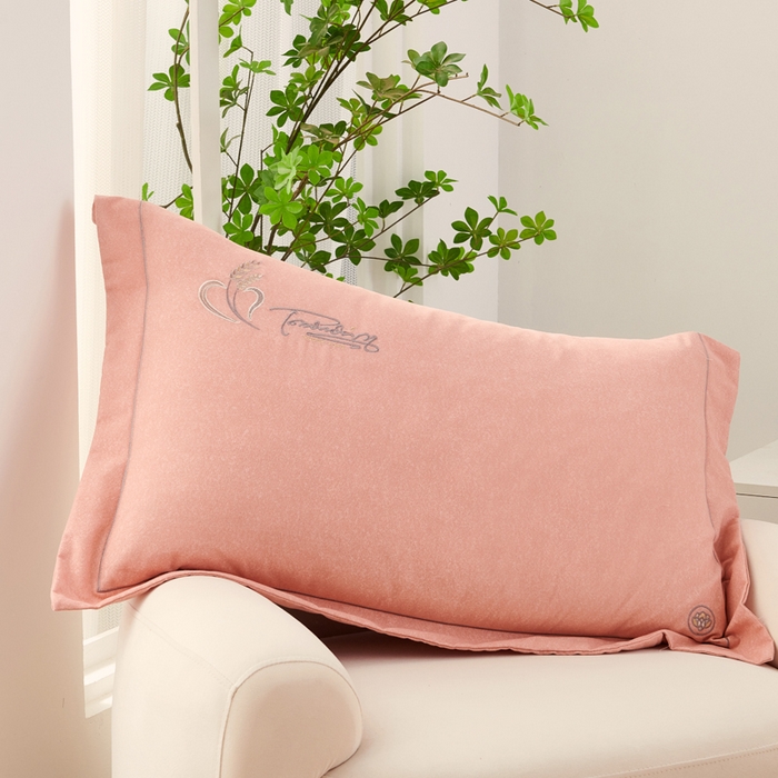 91家纺网 家纺一手货源 找家纺 U品汇 2024新品生态加厚长绒棉纯棉绣花40S全棉磨毛刺绣四件套宽边款 七里香-豆沙