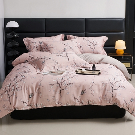 91家纺网 家纺一手货源 找家纺 （总）顾家家居 2024新款7A抗菌长绒棉数码印花四件套