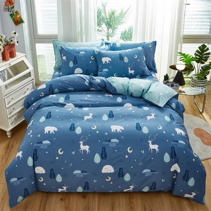 91家纺网 家纺一手货源 找家纺 （总）约素 2025新款12868全棉单被套新花型