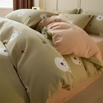 91家纺网 家纺一手货源 找家纺 （总）启程家纺 2024全棉生态磨毛印花四件套