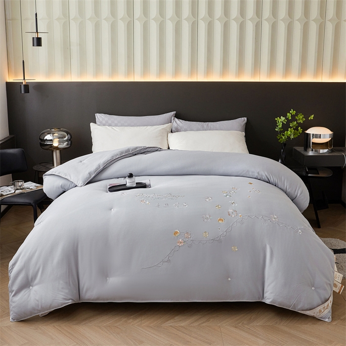 91家纺网 家纺一手货源 找家纺 美伦美 2024新款香韵 香韵灰