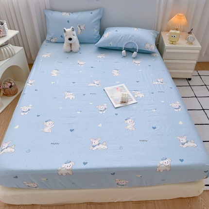 91家纺网 家纺一手货源 找家纺 （总）瑞莱 2024新款13372全棉印花单床笠单床单