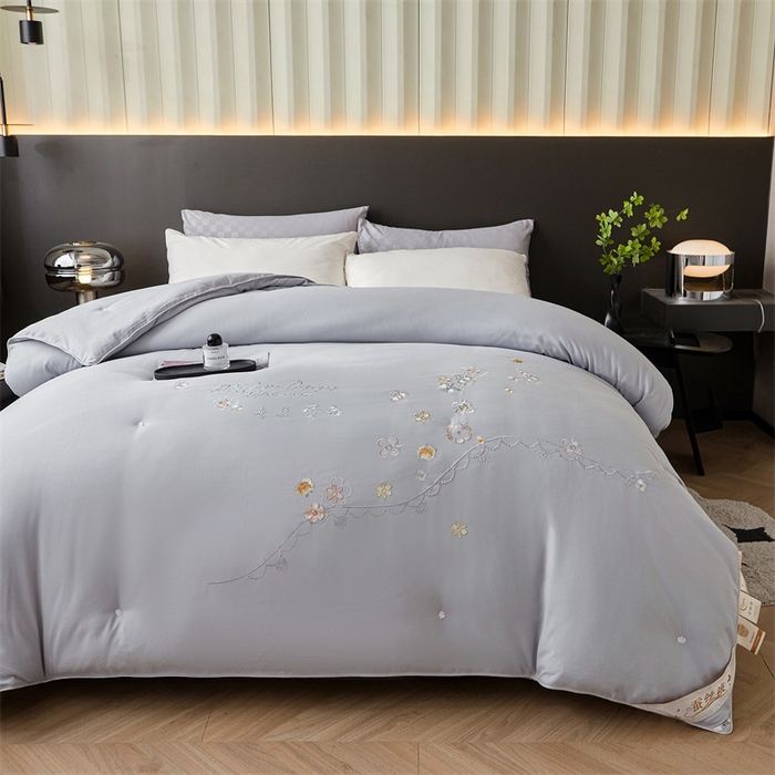 91家纺网 家纺一手货源 找家纺 美伦美 2024新款香韵 香韵灰