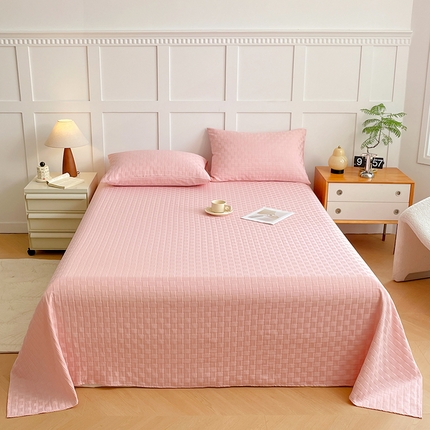 91家纺网 家纺一手货源 找家纺 （总）曼陀罗 2025新款A类提花色织床单